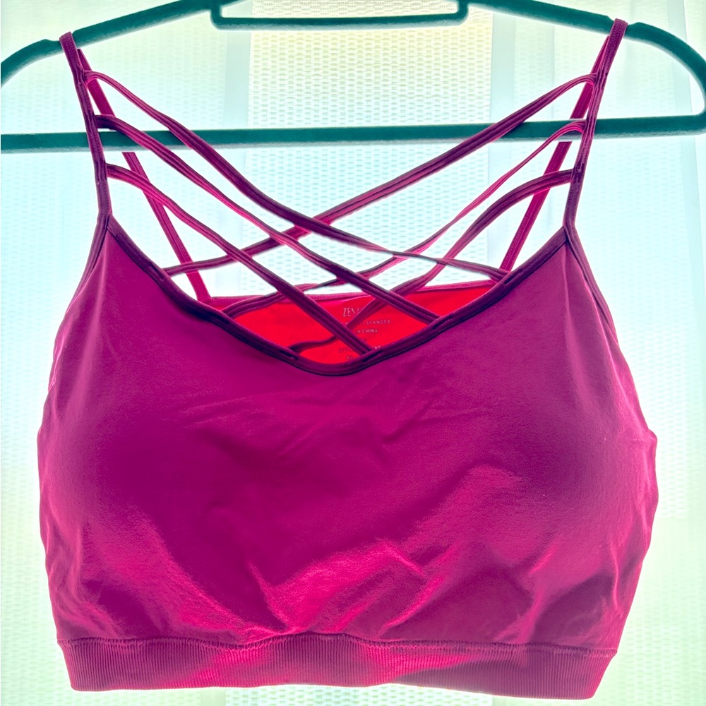 Zenana V lattice bralette